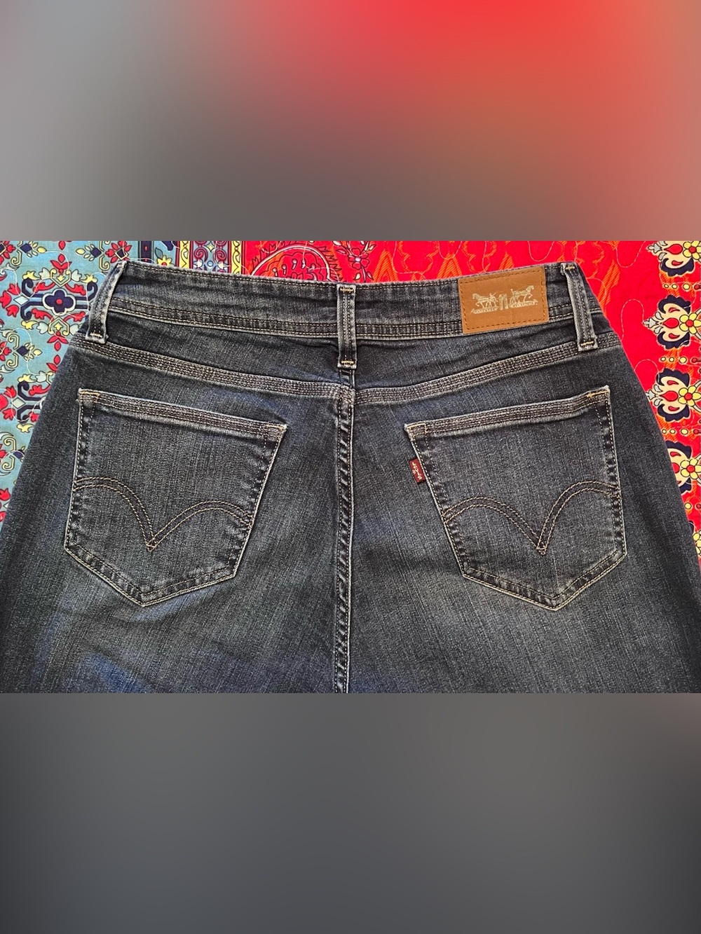 Levi's Curvy 529 Skinny Leg Jeans Medium Wash Women’s Size 10 Classic Casual - Picture 6 of 11